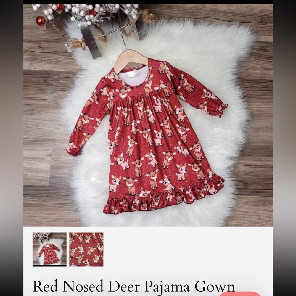 A touch of Mongolia boutique nightgown small 3t